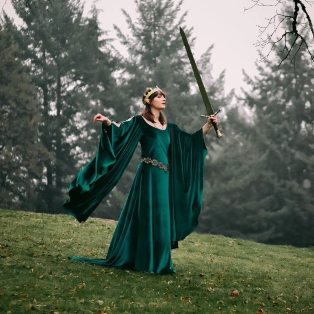 New Renaissance Medieval Festival gown dress S/M